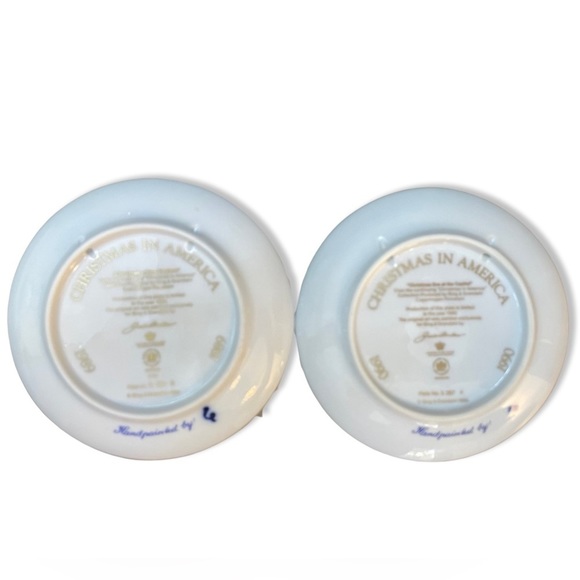 BING & Grondahl Christmas in America Vintage Plates - Set of 6 - Picture 12 of 15